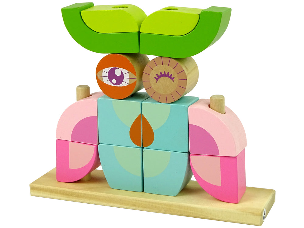 Kreatives räumliches Holzpuzzle Eule 3D
