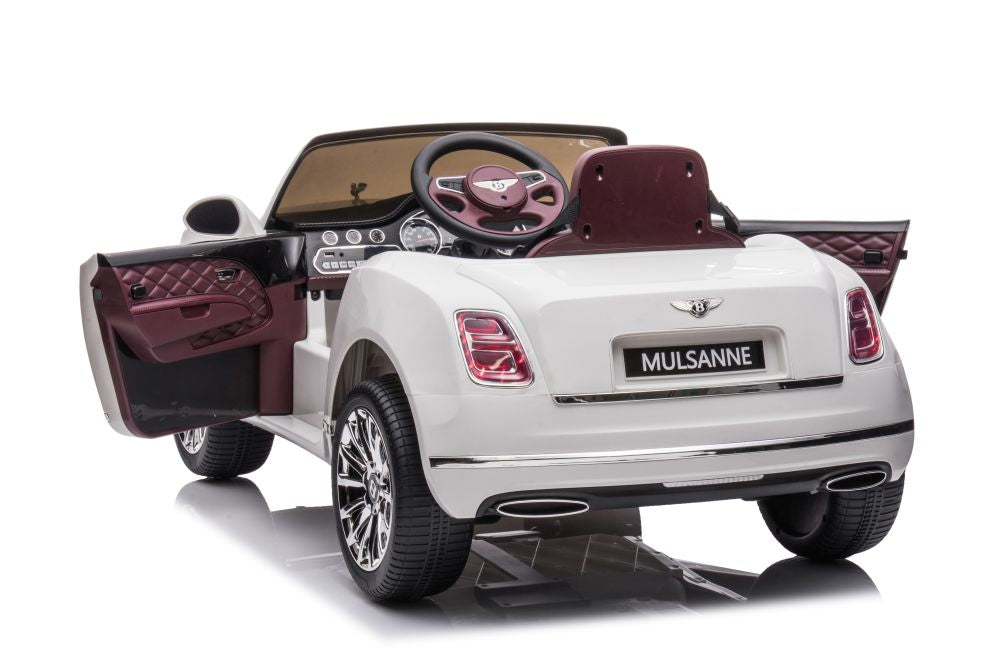 Battery car Bentley Mulsanne White
