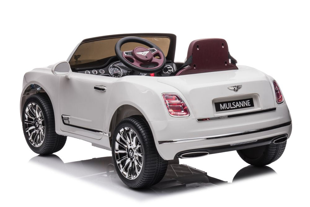 Battery car Bentley Mulsanne White