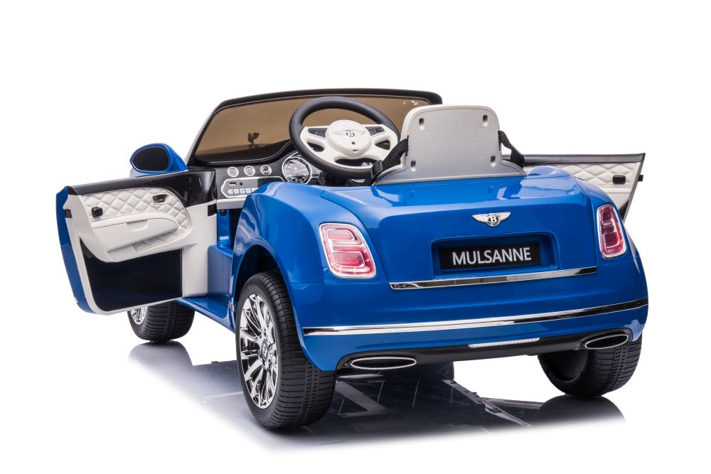 Elektro Kinderauto Bentley Mulsanne Blau Lackiert
