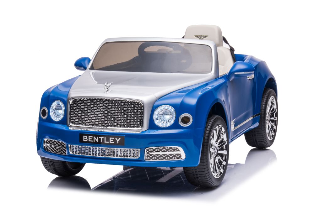Elektro Kinderauto Bentley Mulsanne Blau Lackiert