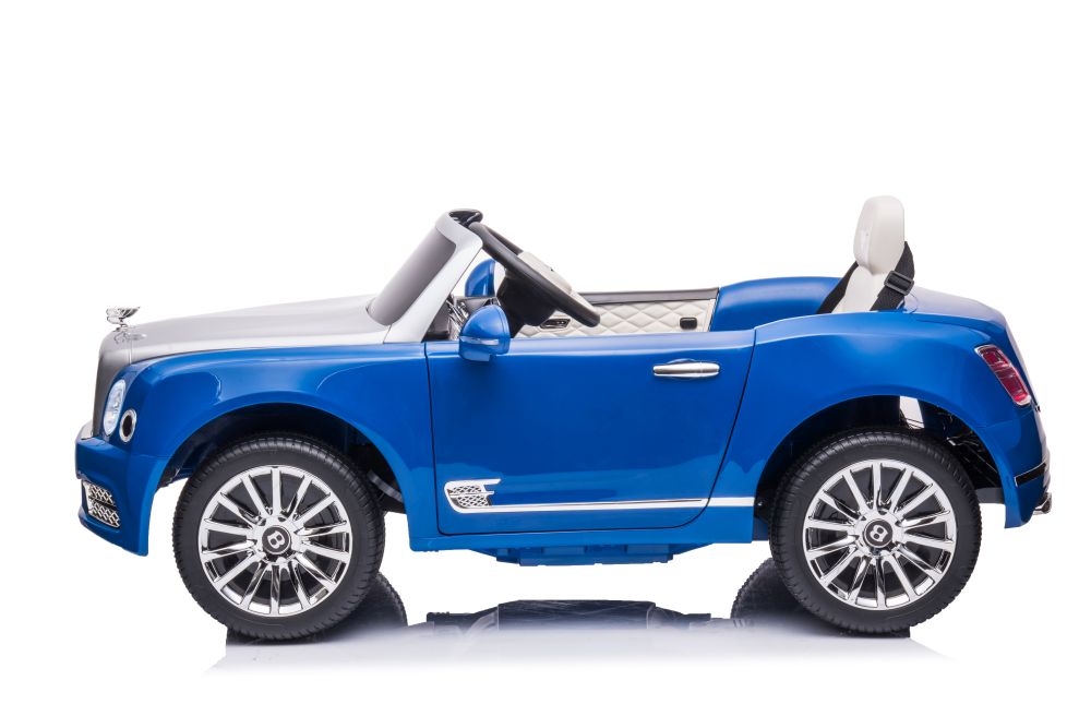 Elektro Kinderauto Bentley Mulsanne Blau Lackiert