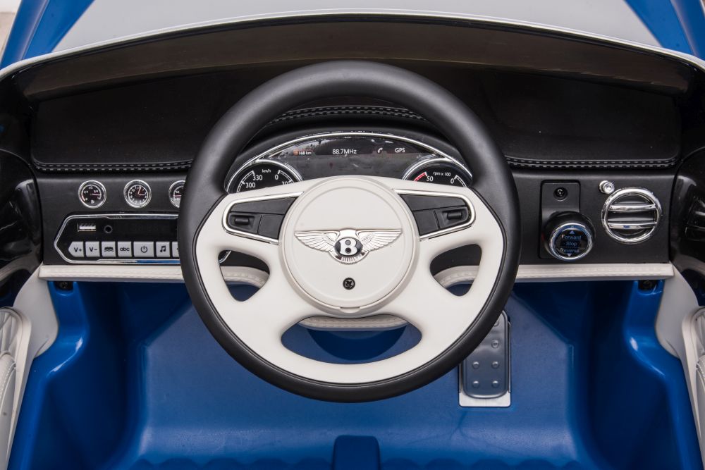Elektro Kinderauto Bentley Mulsanne Blau Lackiert
