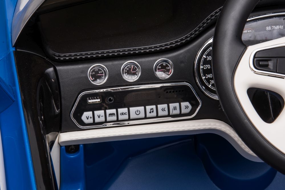 Elektro Kinderauto Bentley Mulsanne Blau Lackiert