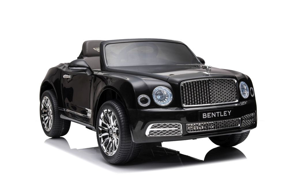Battery car Bentley Mulsanne painted black