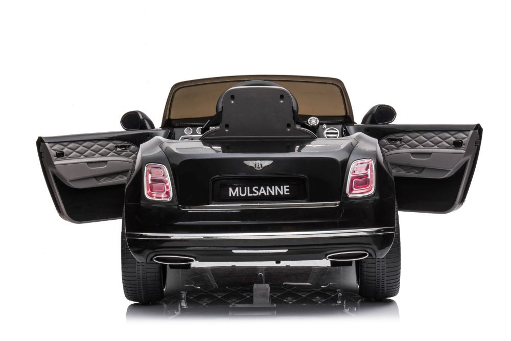 Battery car Bentley Mulsanne painted black