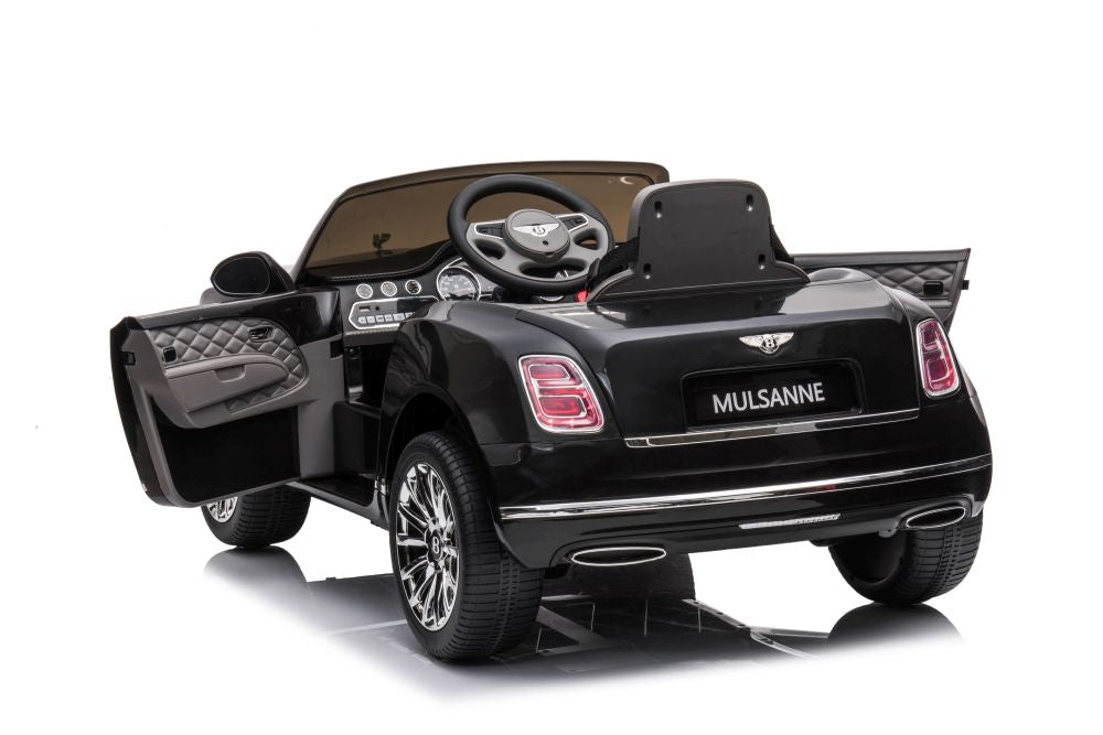 Battery car Bentley Mulsanne painted black