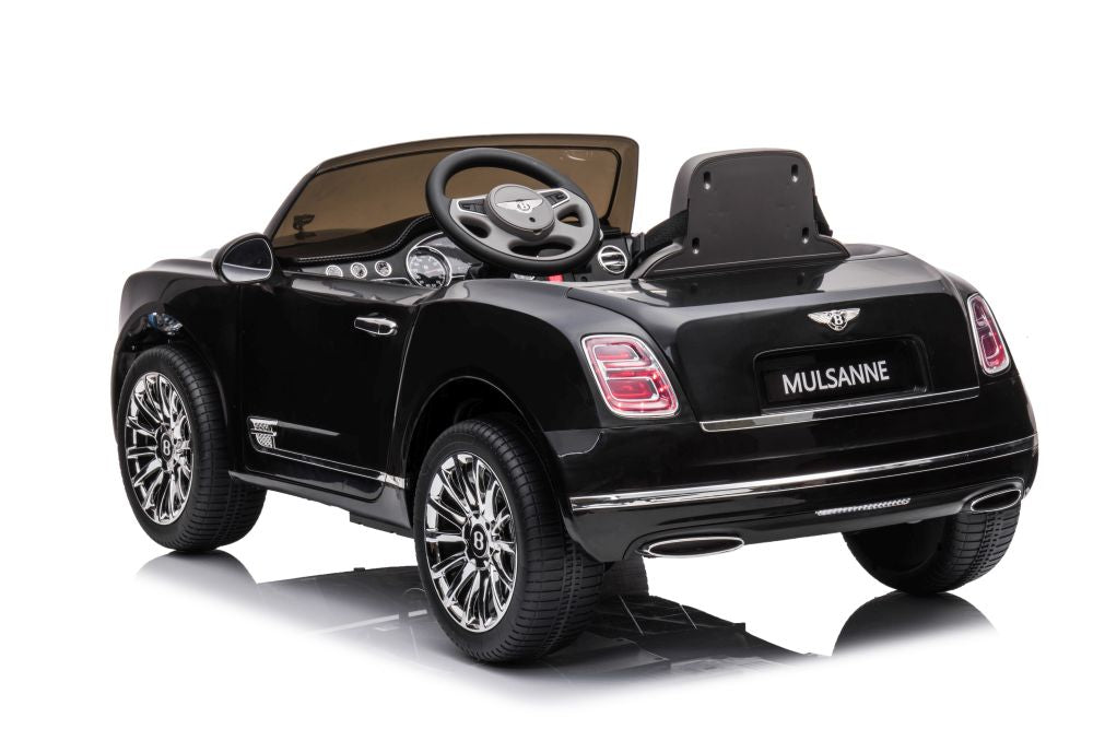 Battery car Bentley Mulsanne painted black