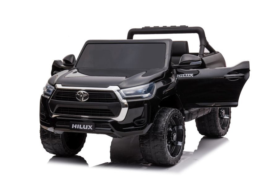 Elektro Kinderauto Toyota Hilux DK-HL860 Schwarz 4x45W 3-Gang-System