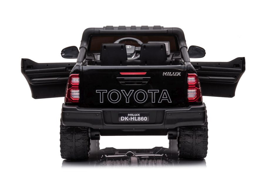 Elektro Kinderauto Toyota Hilux DK-HL860 Schwarz 4x45W 3-Gang-System