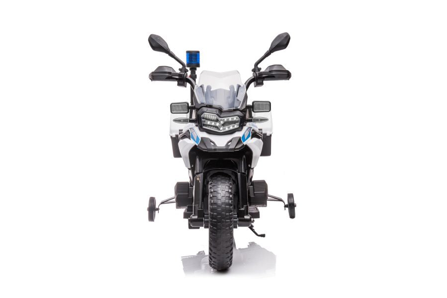 Elektro Kindermotorrad BMW GS Polizei Weiß