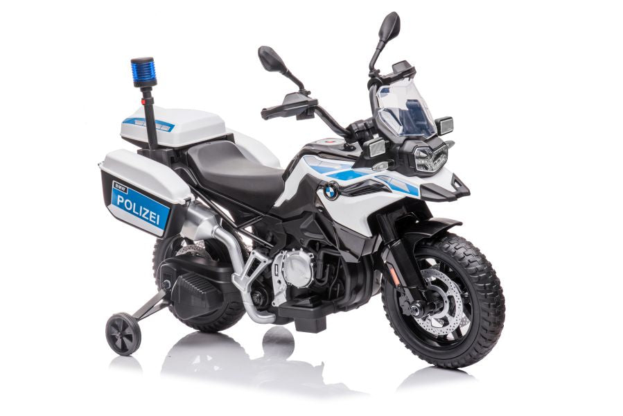 Elektro Kindermotorrad BMW GS Polizei Weiß