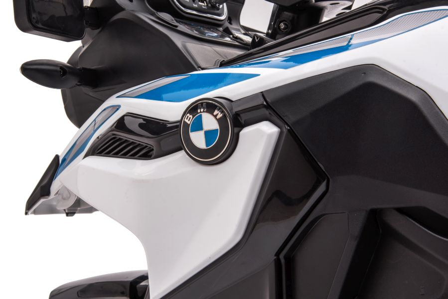 Elektro Kindermotorrad BMW GS Polizei Weiß