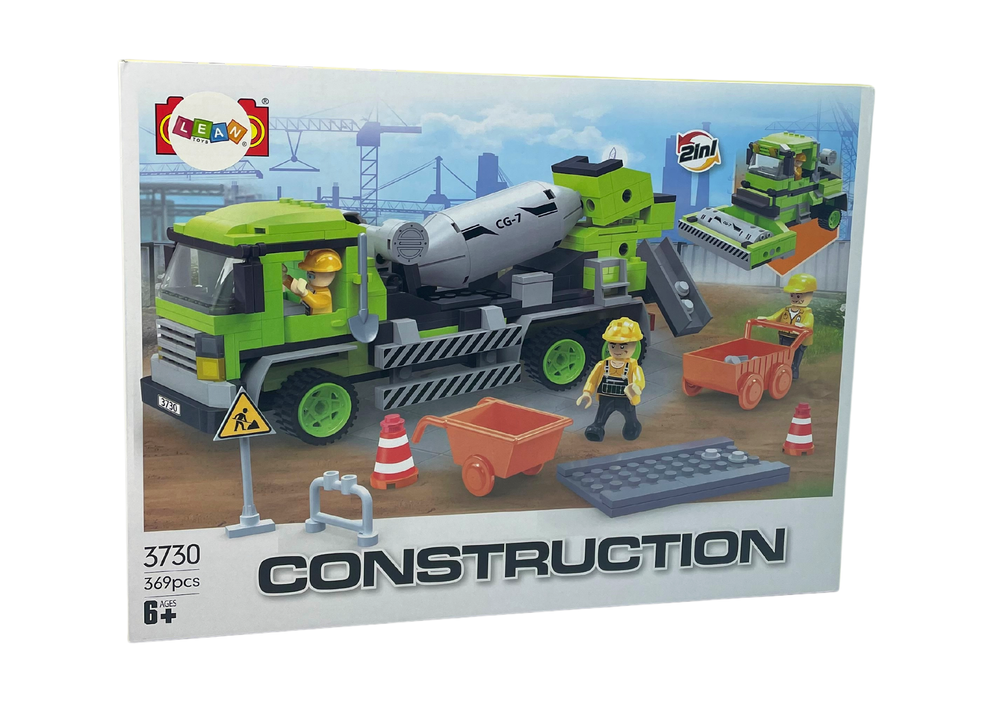Großer Betonroller 369-teiliges Bauklotz-Set