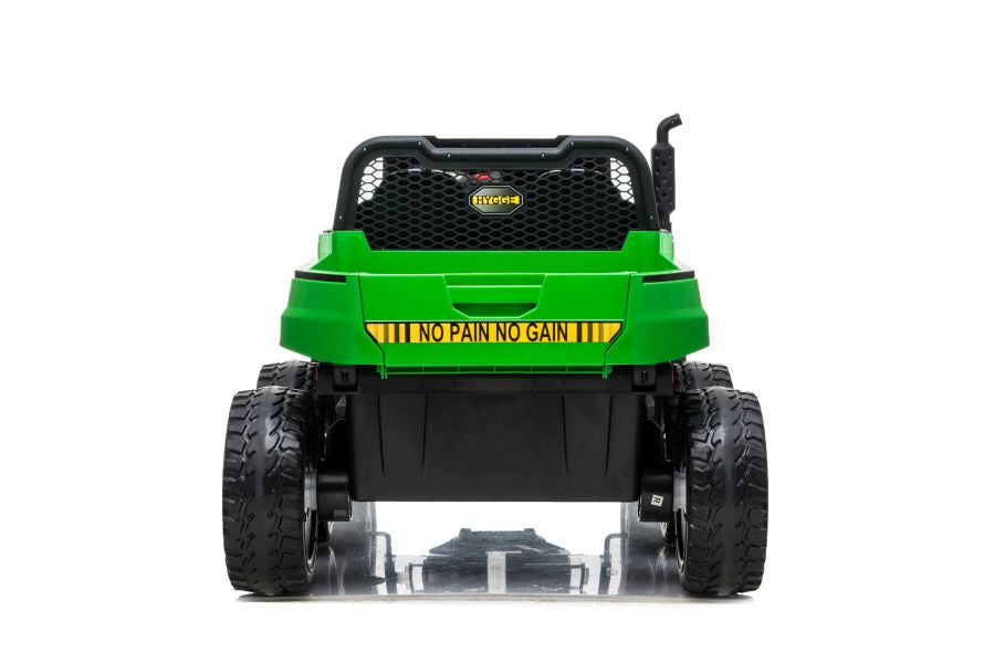 Elektro Kinderauto Bulldog A730-2 Grün-Schwarz 24V 2Sitzer