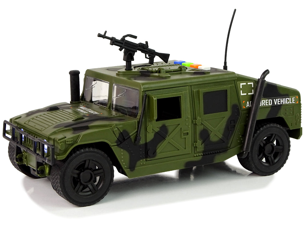 Militärfahrzeug Vorderradantrieb Dunkelmaro Spielzeug für Kinder ab 3 Jahren