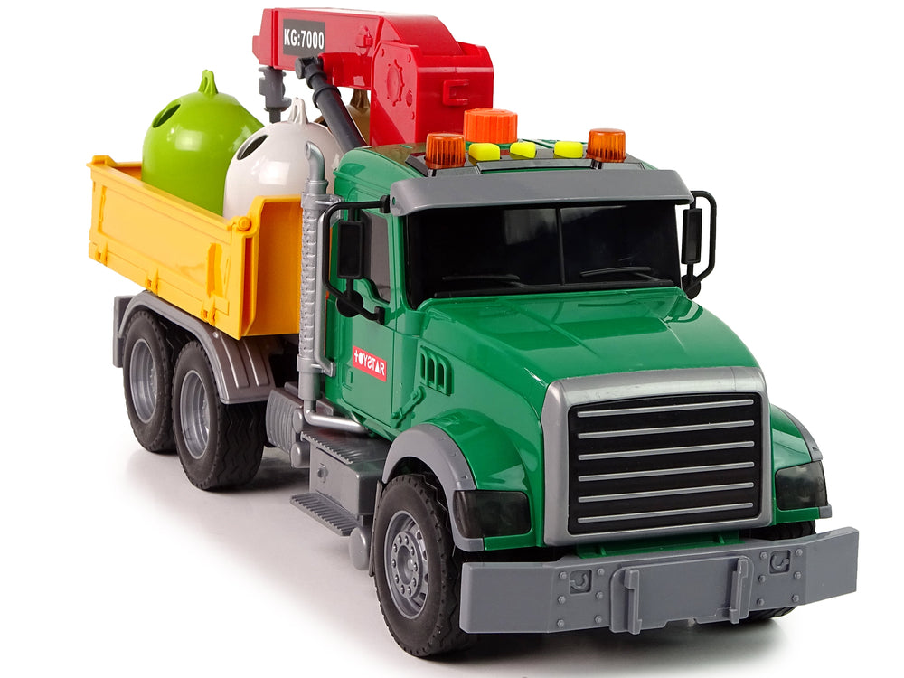 Lkw Auto Kran Transport Mülltonne Mit Sound