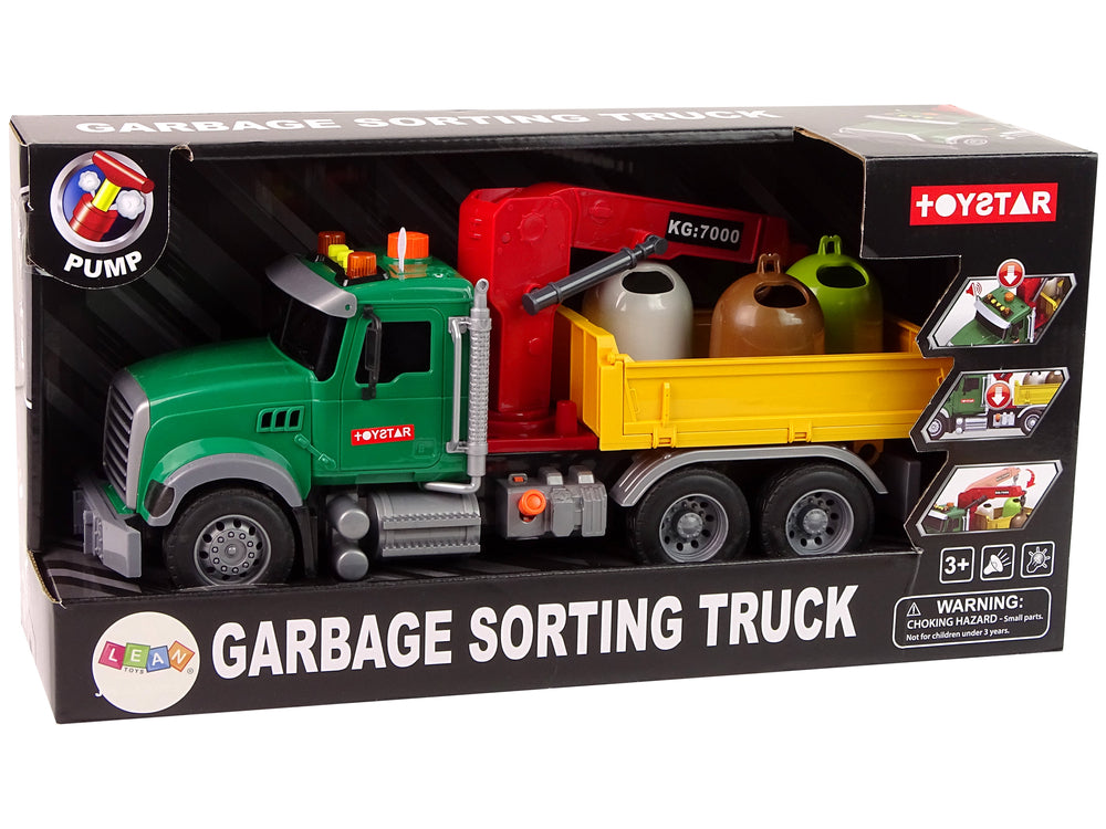 Lkw Auto Kran Transport Mülltonne Mit Sound