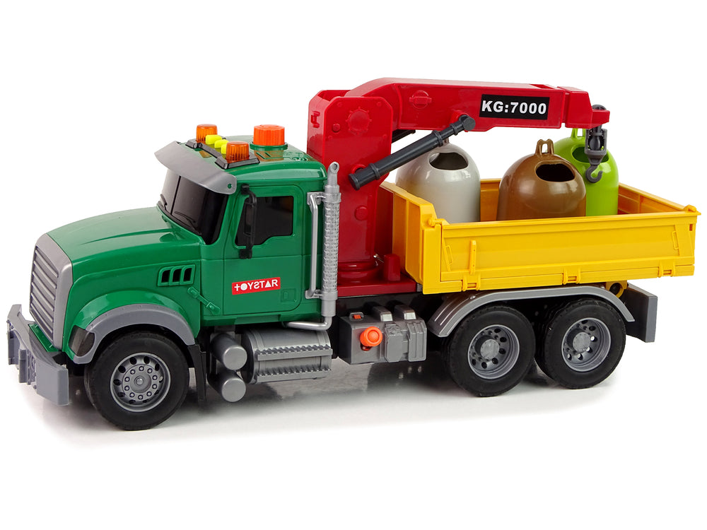 Lkw Auto Kran Transport Mülltonne Mit Sound