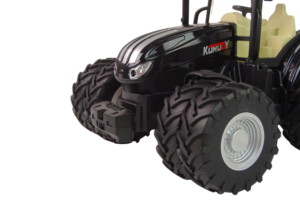 Ferngesteuerter Traktor R/C Schwarz 2.4G Metall Spielzeug