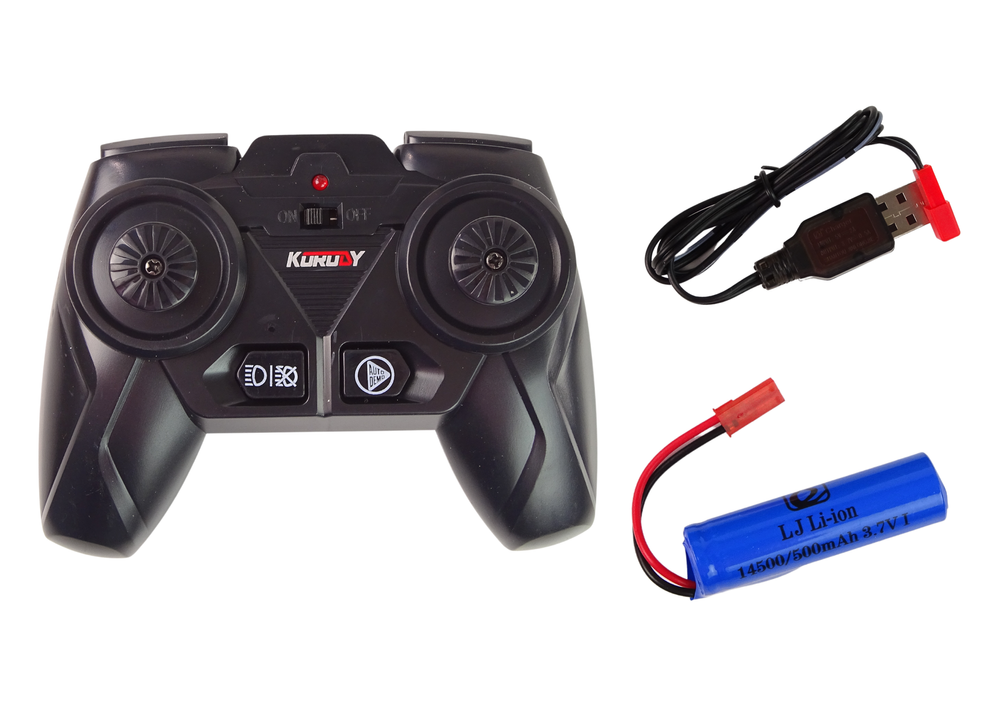 Ferngesteuerter Traktor R/C Schwarz 2.4G Metall Spielzeug