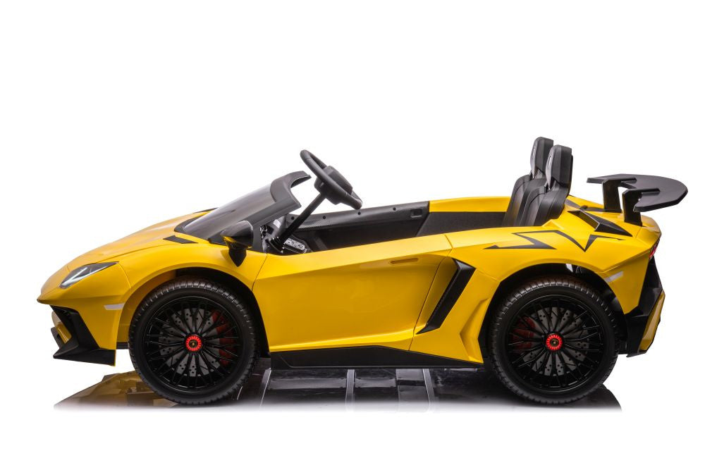 Elektro Kinderauto Lamborghini XXL A8803 Gelb 24V
