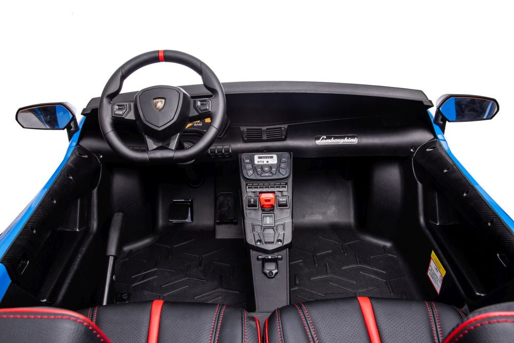 Elektro Kinderauto Lamborghini XXL Blau 24V 2Sitzer