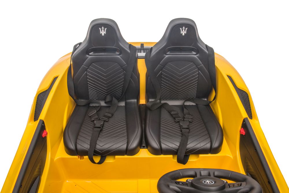 Elektro Kindermotorrad Maserati MC20 Gelb 24V 2Sitzer