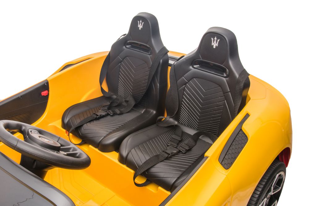 Elektro Kindermotorrad Maserati MC20 Gelb 24V 2Sitzer