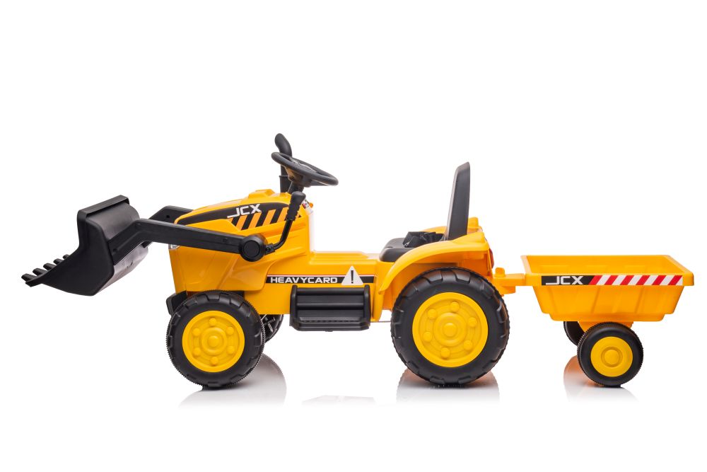 Battery tractor with trailer S617 Yellow
