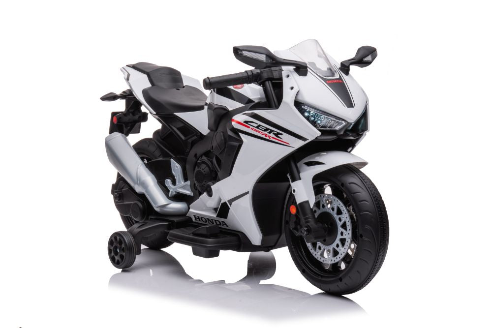 Elektro Kindermotorrad CBR1000RR Weiß