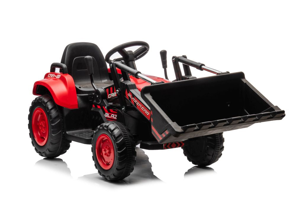 Elektro Kindertraktor Mit Schaufel BW-X002A Rot