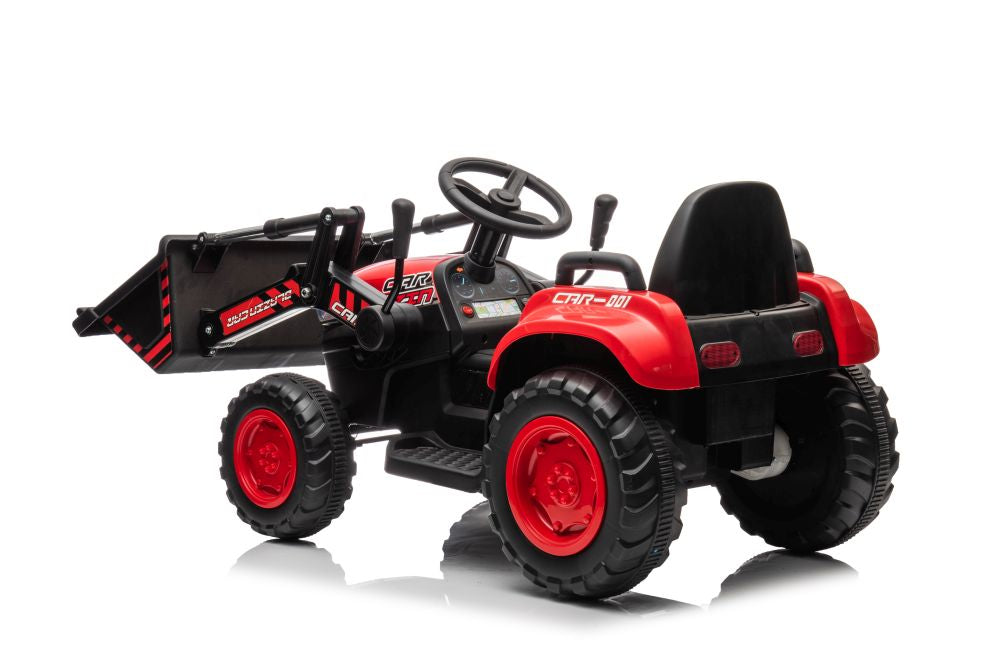 Elektro Kindertraktor Mit Schaufel BW-X002A Rot