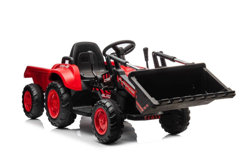 Elektro Kindertraktor Mit Schaufel BW-X002A Rot