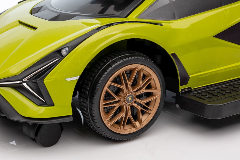 Rutschauto Lamborghini QLS-996T Grün 25kg Maximalgewicht