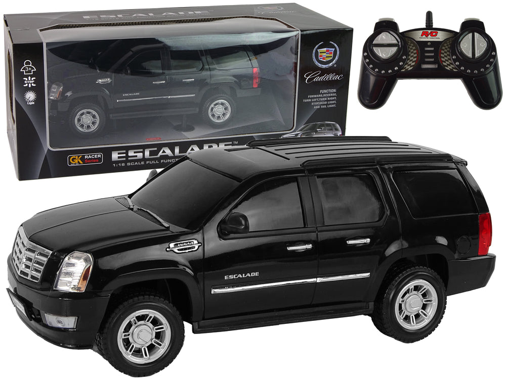Ferngesteuertes Cadillac Escalade R/C Auto Schwarzlicht Sound 1:16