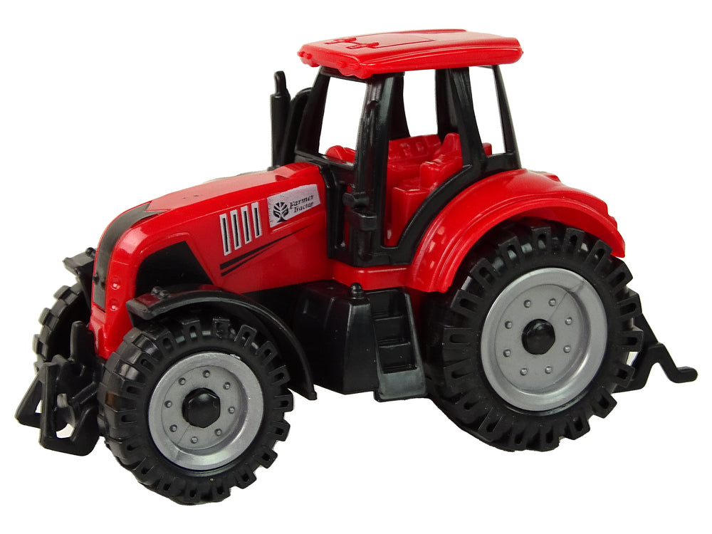 Bauernhoffahrzeug, Traktor, Bauernhof, große Räder, 3 Farben