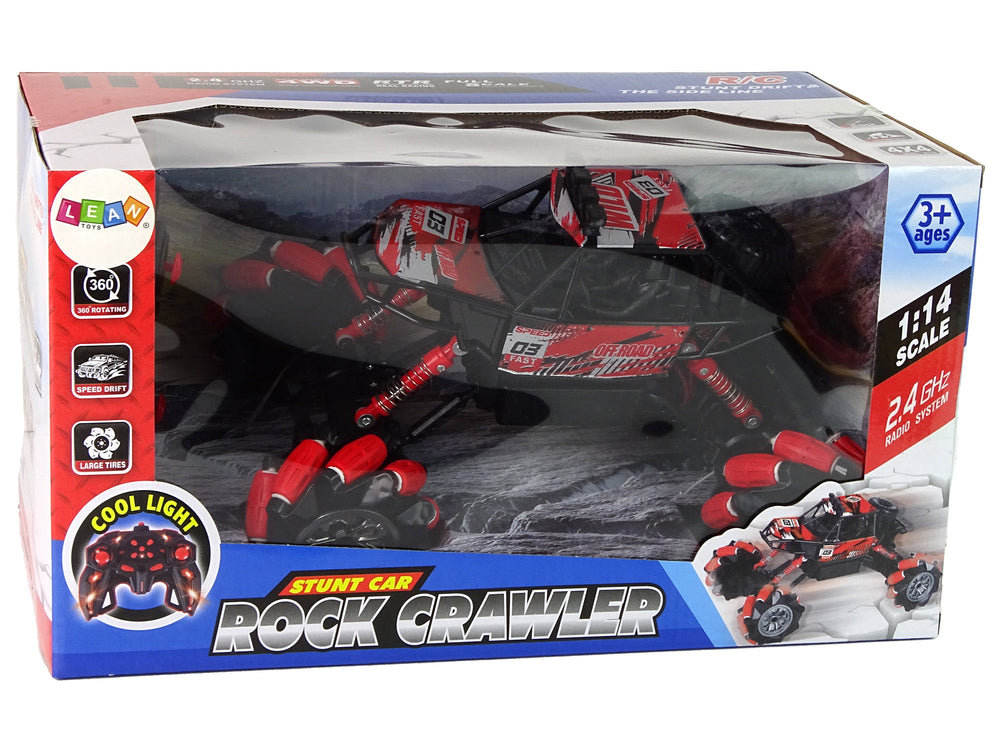 Ferngesteuertes Geländewagen Spielzeugauto R/C 1:14 Rot