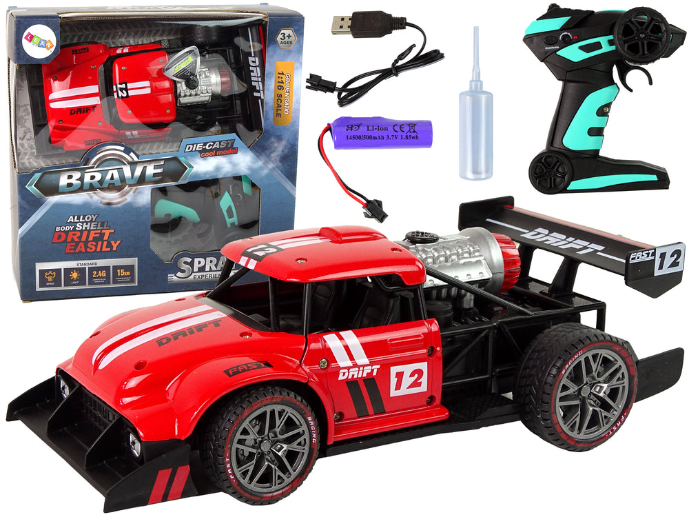 Ferngesteuertes Spielzeugauto Sportwagen R/C 1:16 Rot