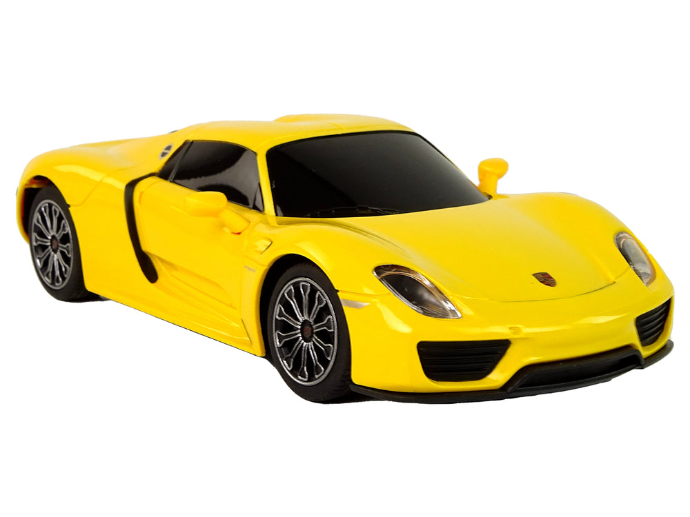 Ferngesteuertes Spielzeugauto Porsche 918 1:24 Rastar Gelb