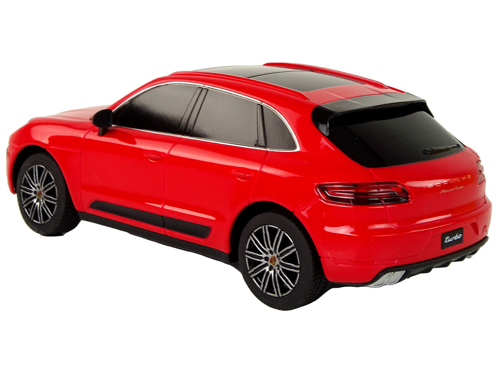 Ferngesteuertes Spielzeugauto Porsche Macan Turbo 1:24 Rastar Rot