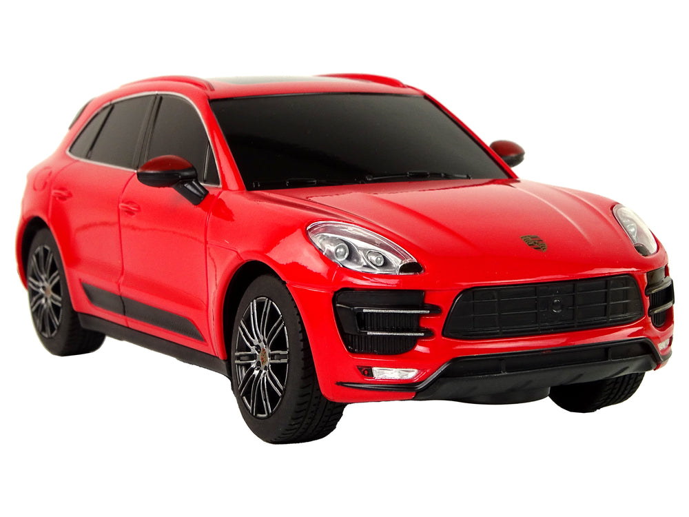 Ferngesteuertes Spielzeugauto Porsche Macan Turbo 1:24 Rastar Rot