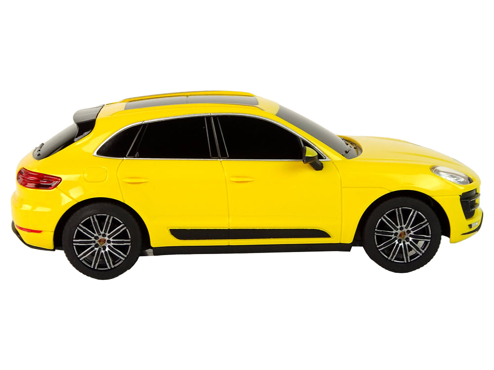 Ferngesteuertes Spielzeugauto Porsche Macan Turbo 1:24 Rastar Gelb