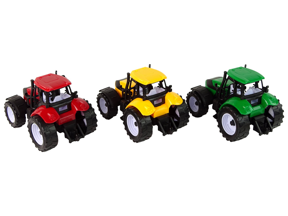 Tractor Set Farm 3 colored parts