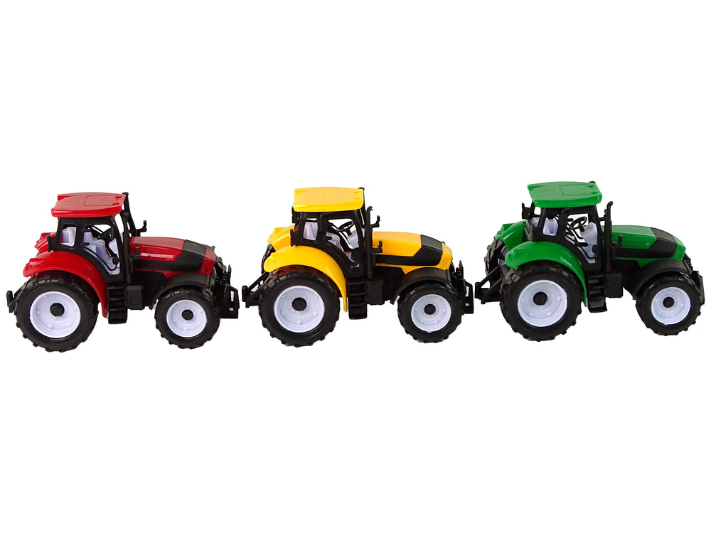 Tractor Set Farm 3 colored parts