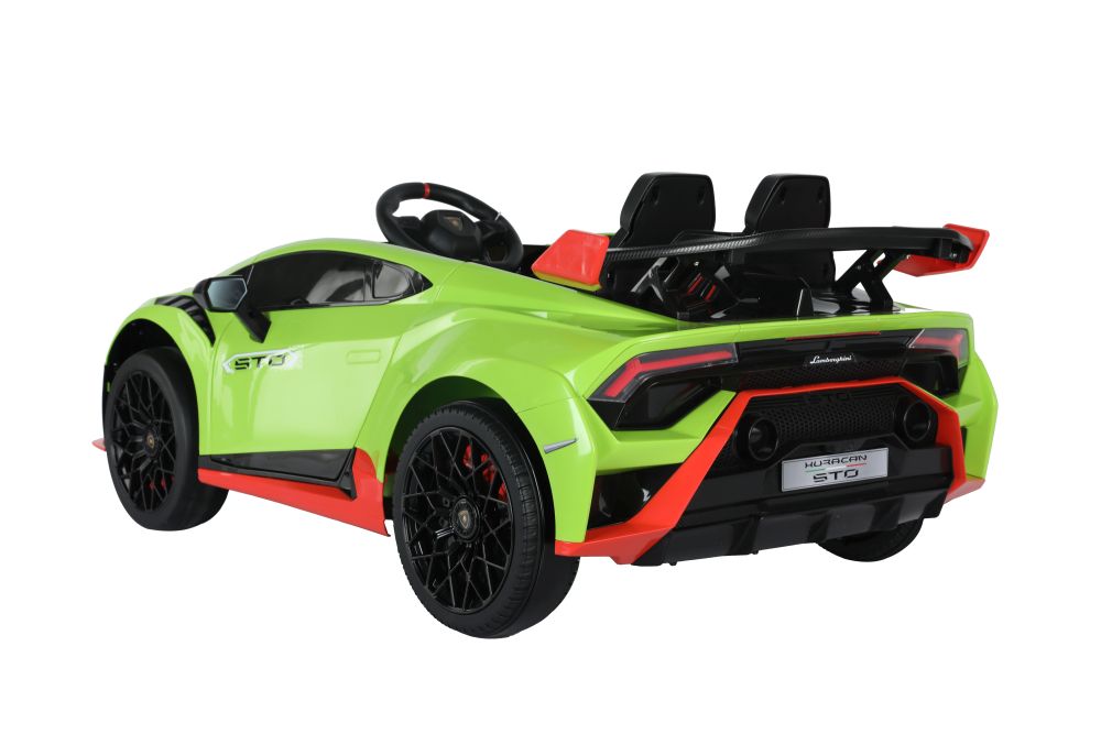 Autobatterie Lamborghini STO Drift Grün 24V 4,5Ah Mit 2x45W Motor