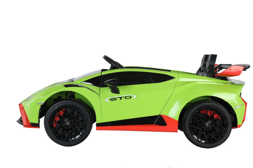 Autobatterie Lamborghini STO Drift Grün 24V 4,5Ah Mit 2x45W Motor