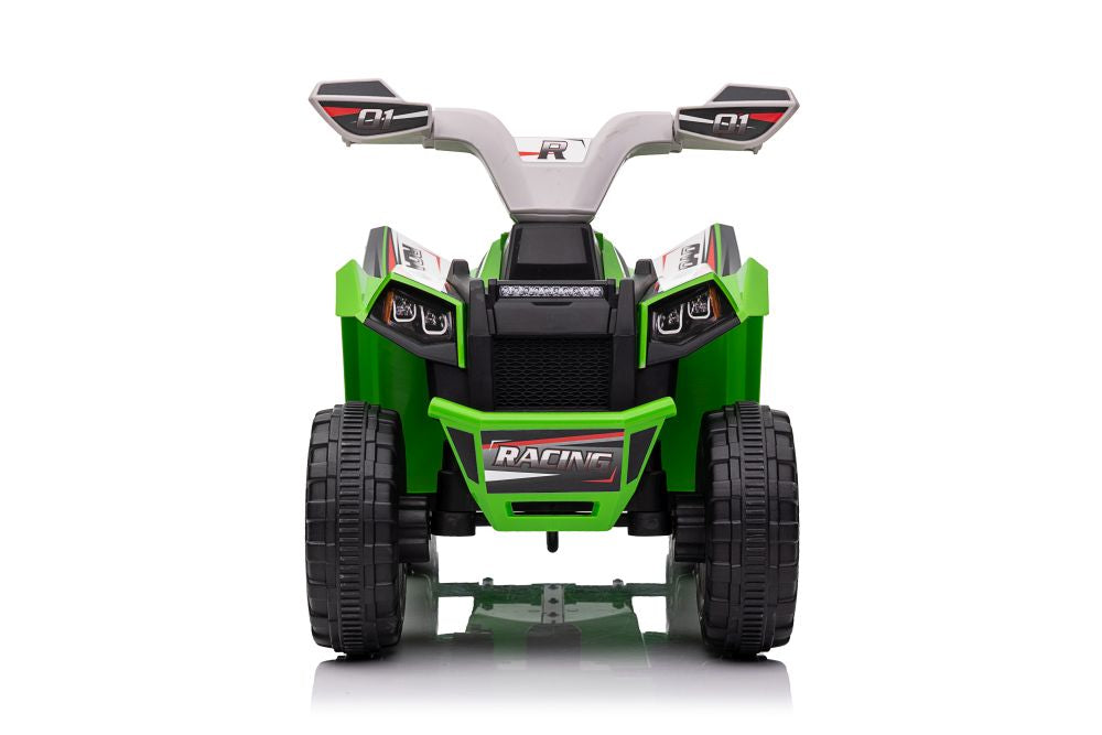 XMX630T green battery quad with trailer