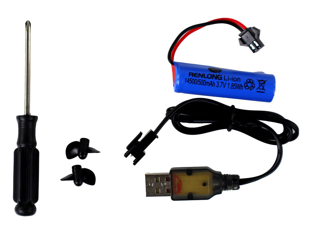 Ferngesteuertes Motorboot R/C 2.4G Gelb