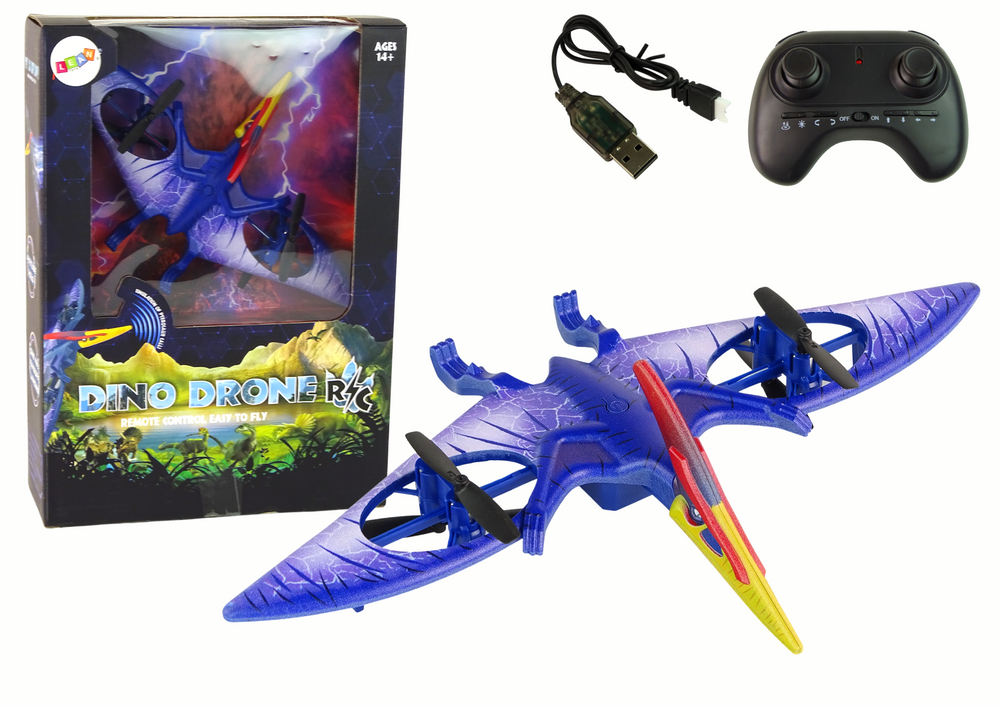 Ferngesteuerter Dinosaurier Flugsaurier RC Modell mit Lichteffekten für Kinder